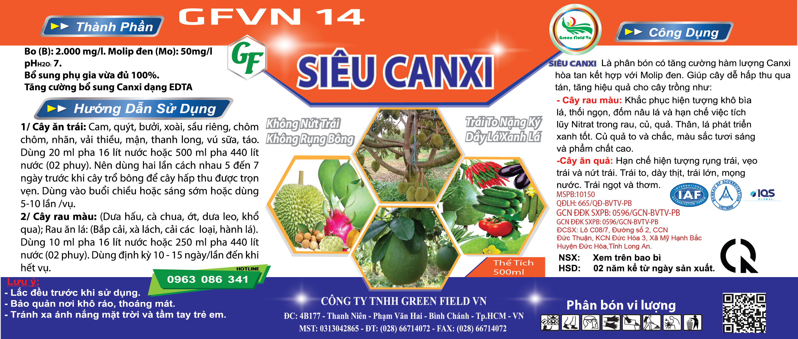 SIÊU CANXI - GFVN 14