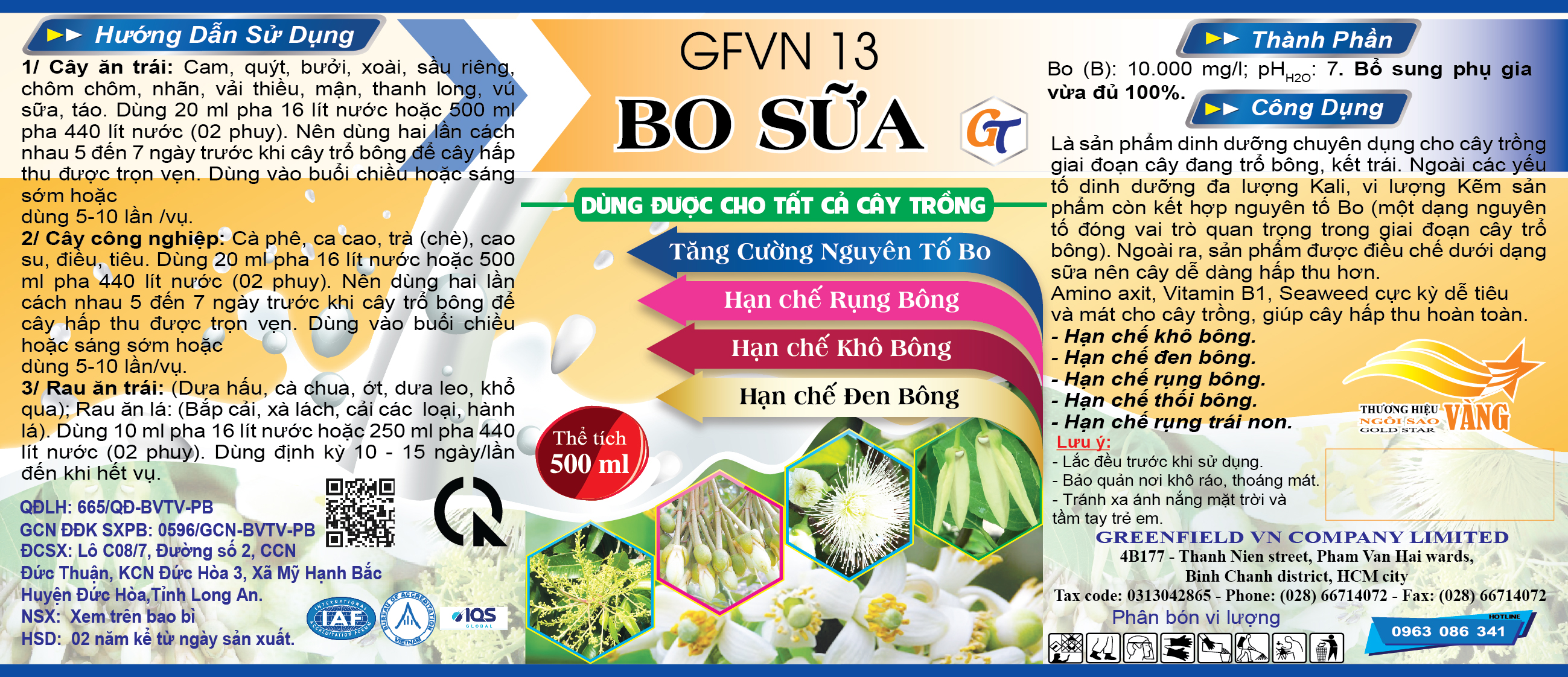 BO SỮA GT - GFVN 13